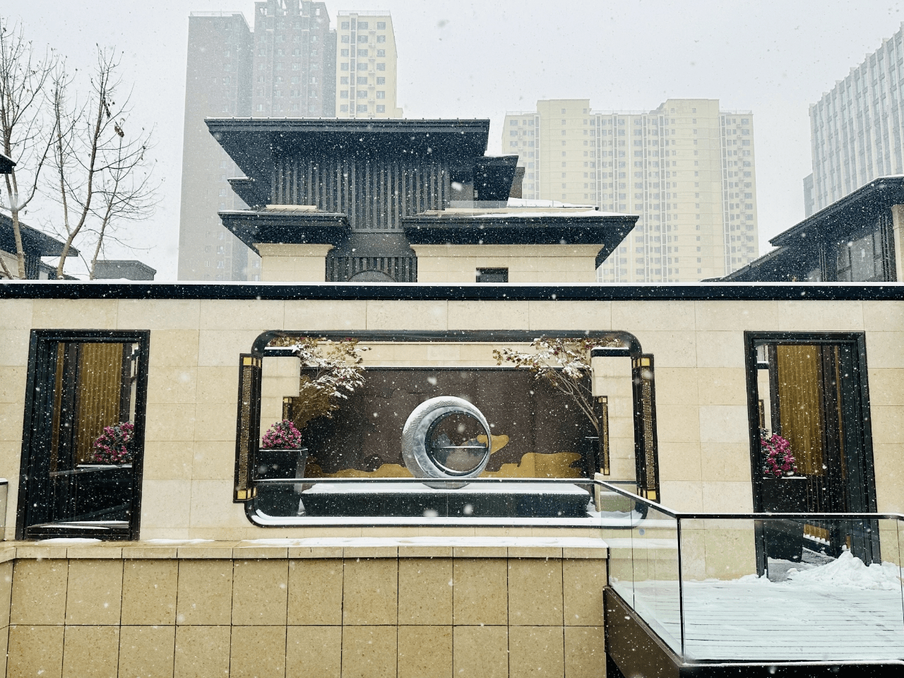 鲁能·钓鱼台美高梅别墅:一方庭院 尽得京城雪韵_建筑_院落_价值