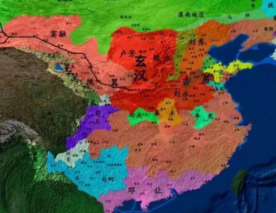 玄汉大事年表(23年-25年)_刘秀_刘玄_影响