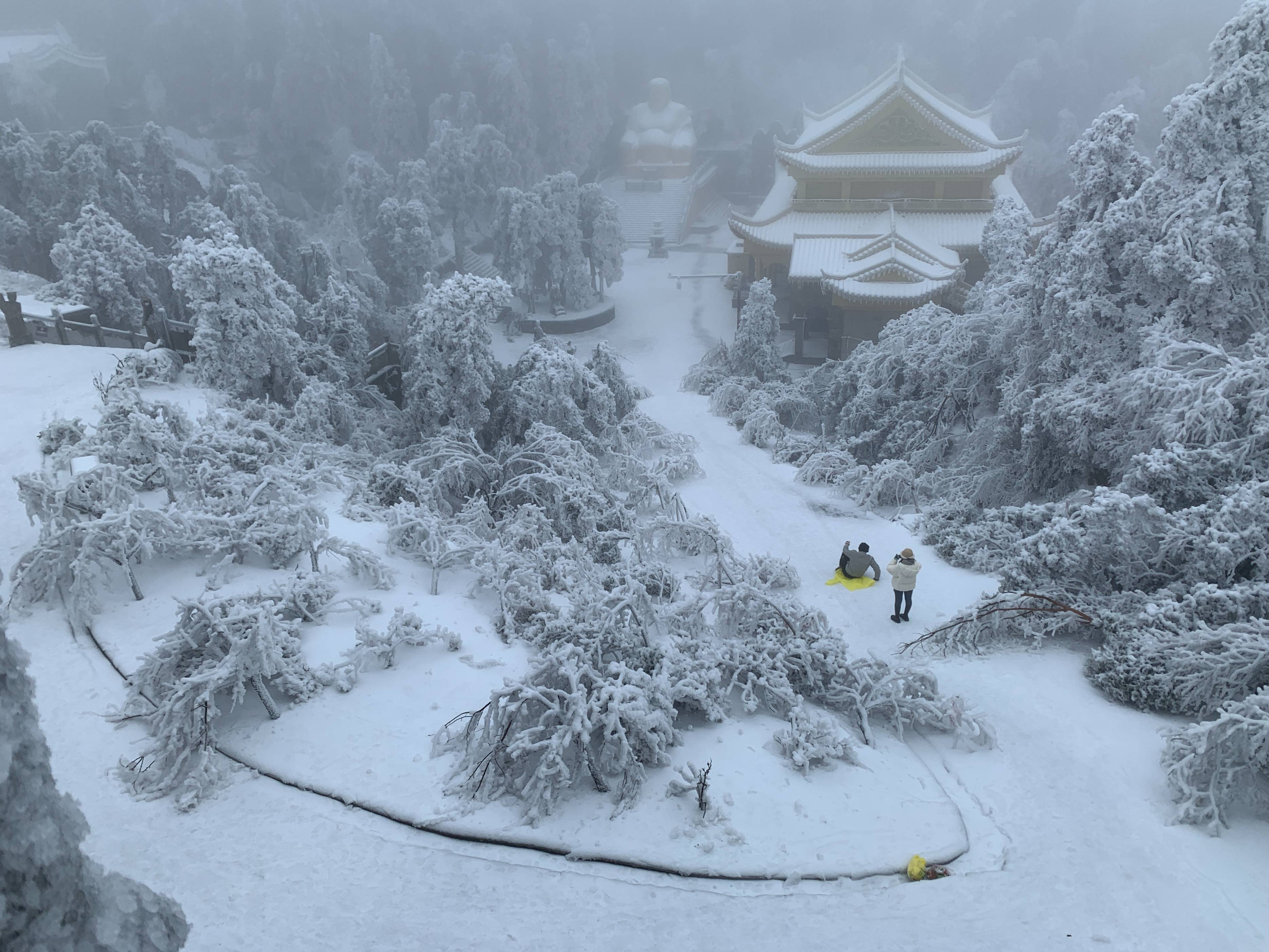 2022年南岳雪景图片