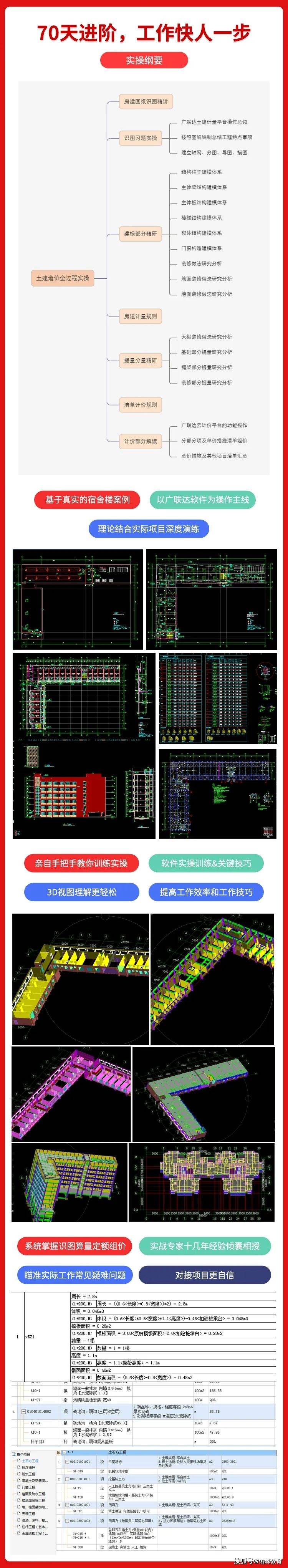 ③掌握造價師必備工作軟件-廣聯達,0基礎到精通→快!狠!準!