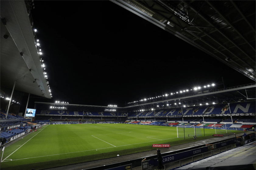 古迪逊公园球场进行比赛,并将在他们的新主场埃弗顿球场进行正式比赛