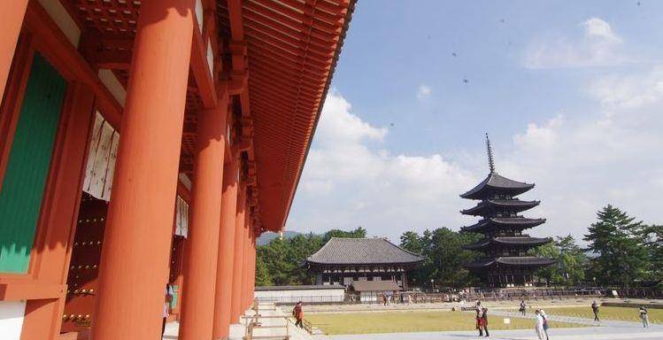 日本奈良这个小众寺庙，是世界文化遗产景观，还有慈悲的阿修罗像 