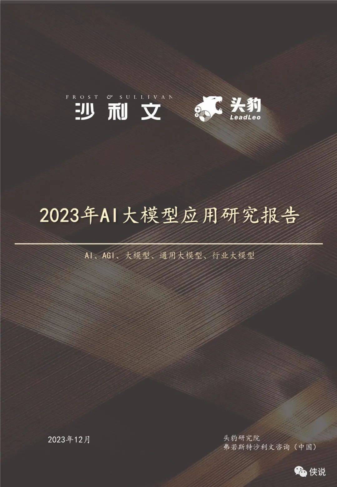 头豹&沙利文：2023年中国AI大模型应用研究报告