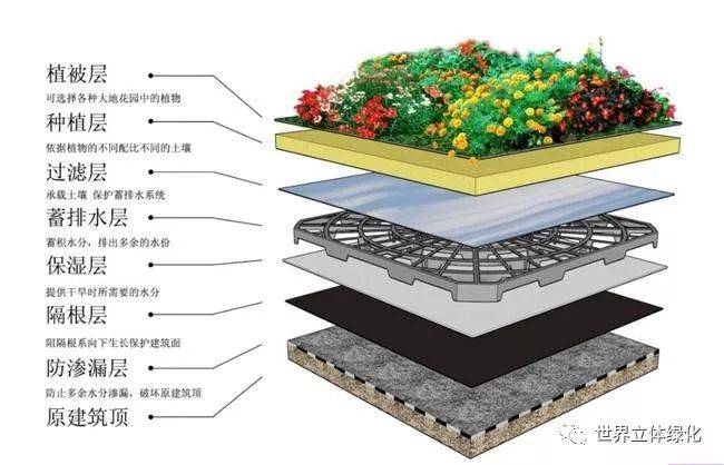 索爾模塊化組合屋頂綠化解決方案,顛覆傳統屋頂綠化的營造方式,將隔根