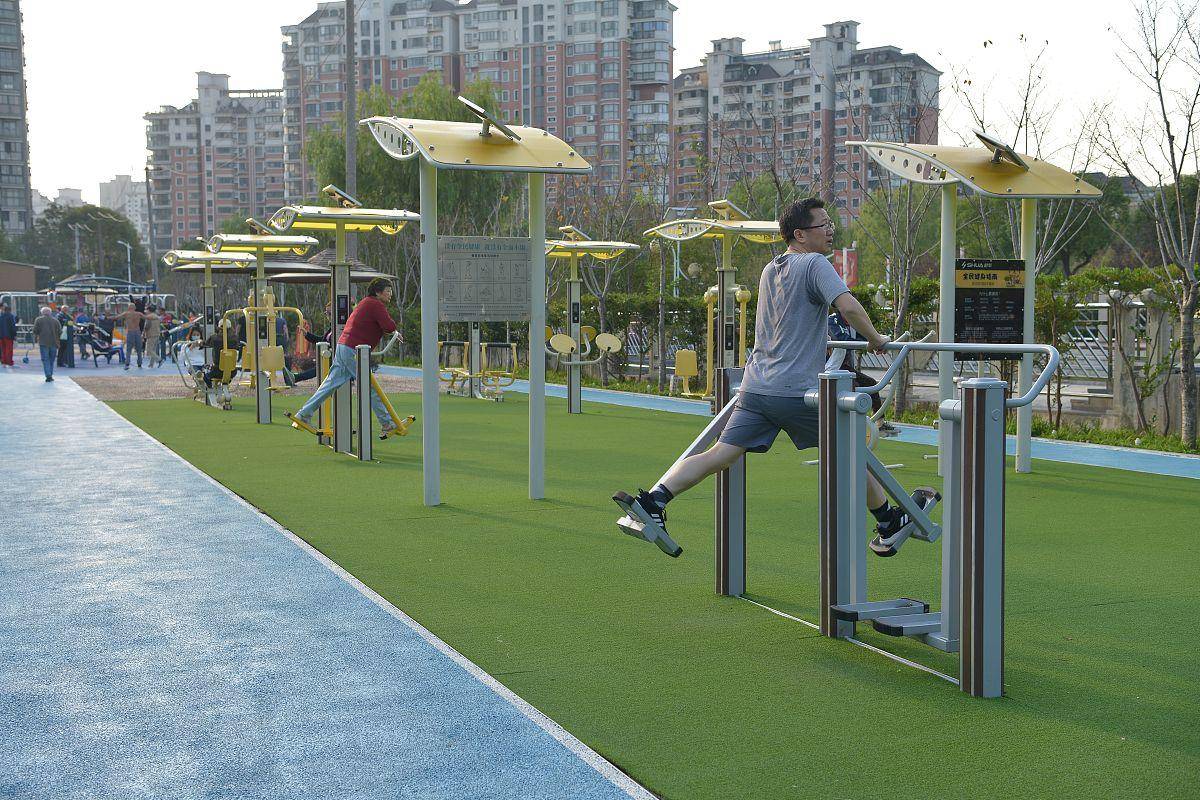 上海浦东森兰体育公园风光无限_运动_艺术_市民