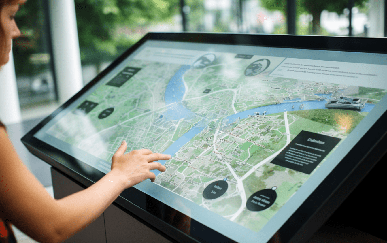 什么是室外导游导览屏_游客_科技_历史