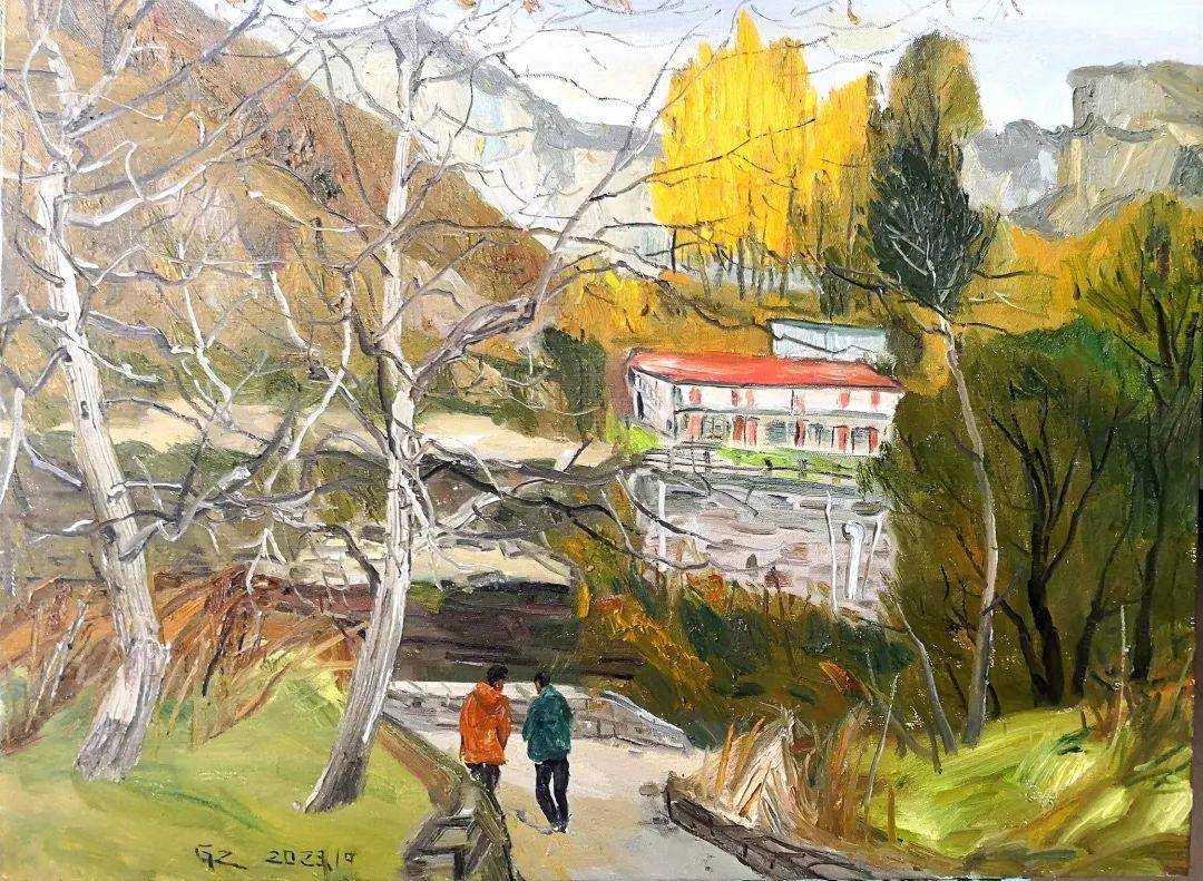 吾道西来一陈和西师生第5回油画作品线上展「上篇」_cm_陈健勇_系列