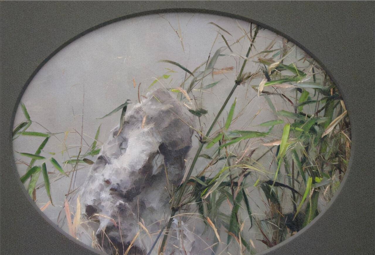 冷军:用油画画竹子,我是第一人,中国人没画过,西方人不会画_作品_国画
