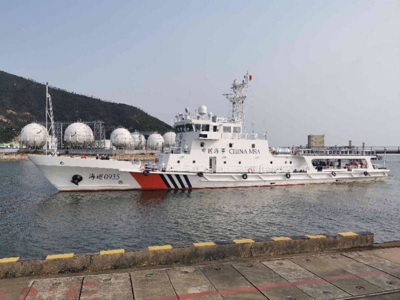 珠江口西部最大海巡船海巡0935在珠海列编