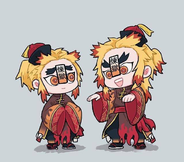 q版的鬼灭众人小小只的大家未免也太可爱了吧