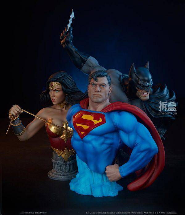 sideshow dc漫画 蝙蝠侠14.5寸胸像_batcave