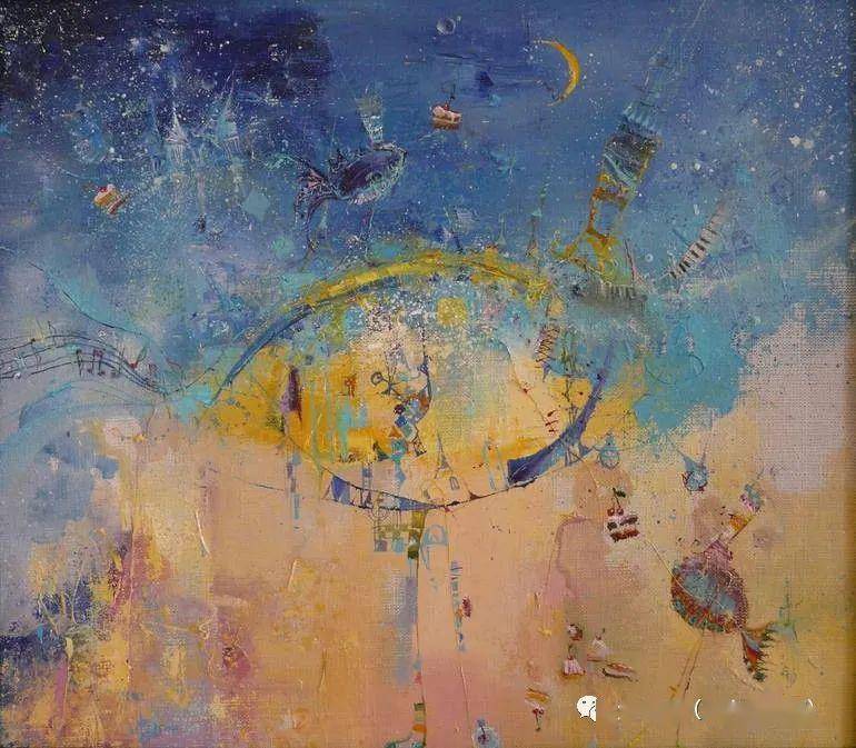 大众艺术网:"风吹到了希望的地方" —— 俄罗斯抽象派女画家 maria