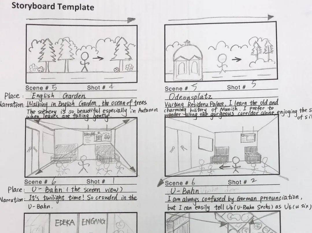 学剪片子除此之外,当我告诉语伴正在另一门实操课上学习写脚本画分镜