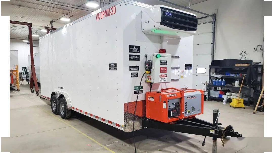 为缓解医院停尸房压力 美国出现移动停尸挂车