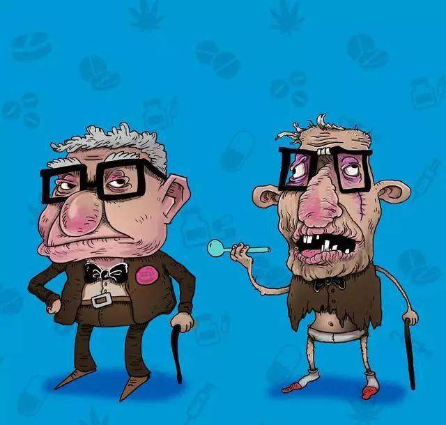 校园禁毒宣传当漫画人物碰上毒品后