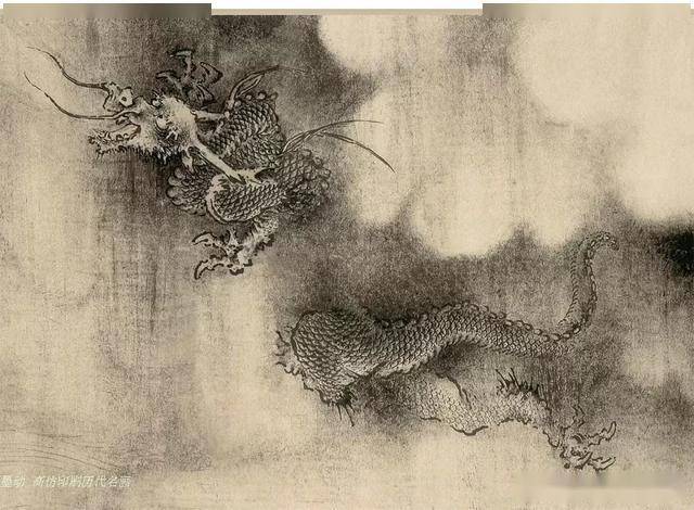 南宋著名画家——陈容 的代表作《九龙图》全图欣赏_福建