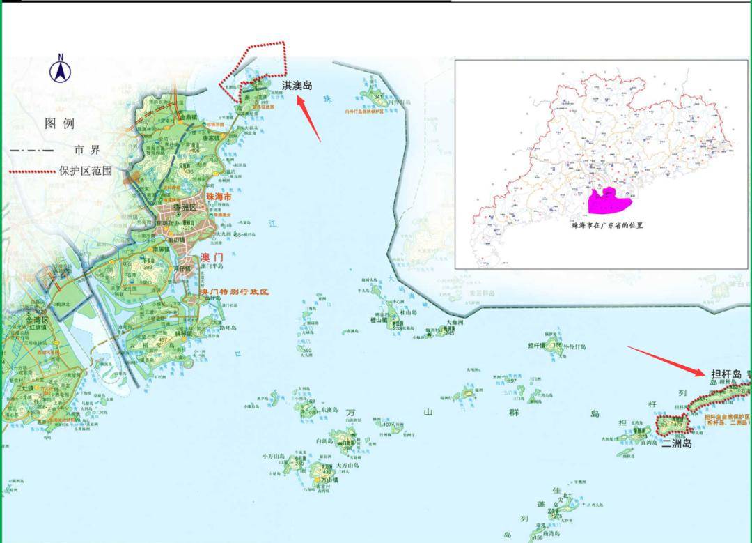 生态系统于一体的综合类型的自然保护区,分布于淇澳岛,担杆岛和二洲岛