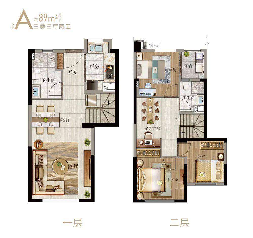 厦门再现神户型!89平地铁复式4房!单价仅2.7万/㎡起!_保利