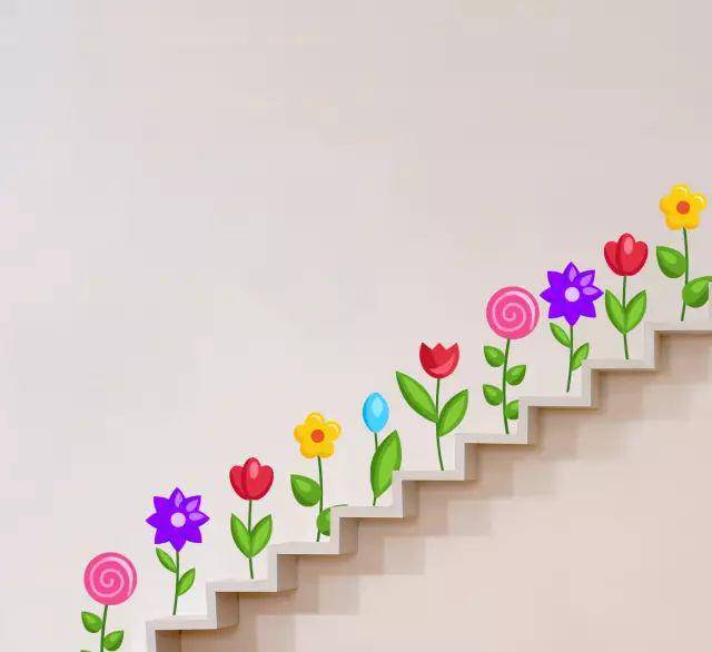 【环创设计】幼儿园楼梯竟然是这样设计的!创意,爱玩两不误!