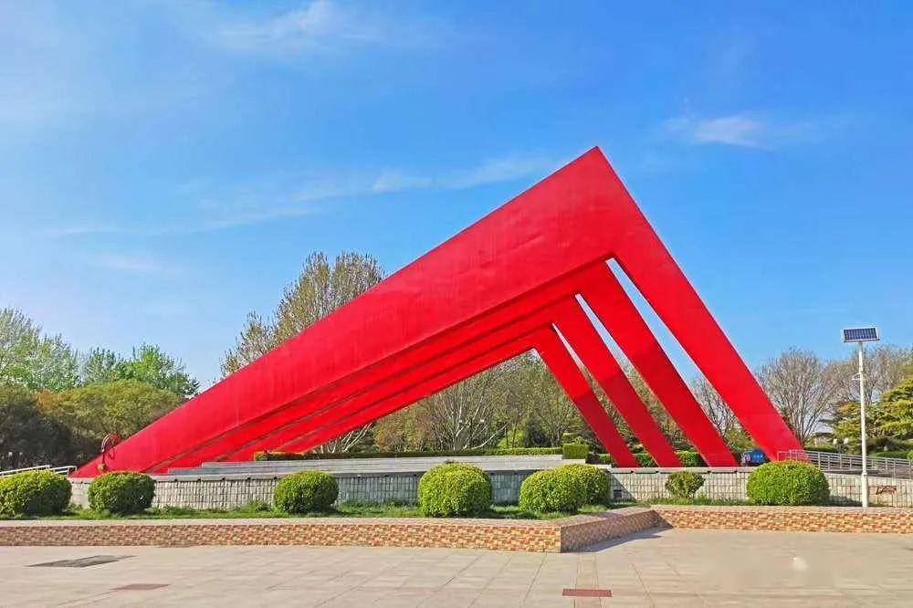 大兴康庄公园的桃梨花