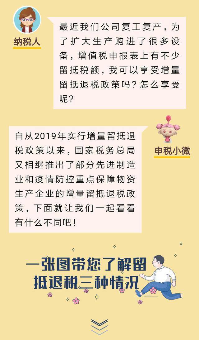 收藏增量留抵退税如何享一张图带您了解增量留抵退税三种情况