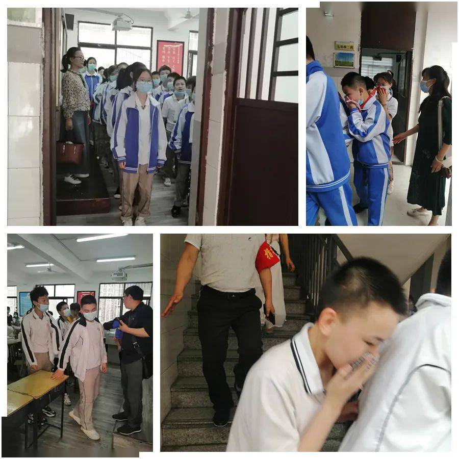 达高中来凤分校开展消防疏散演练防范于未燃