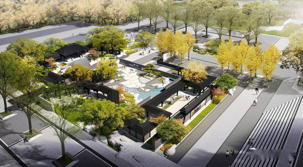 九地公共空间与风貌街景宴子春秋城公园广场总体规划及景观设计