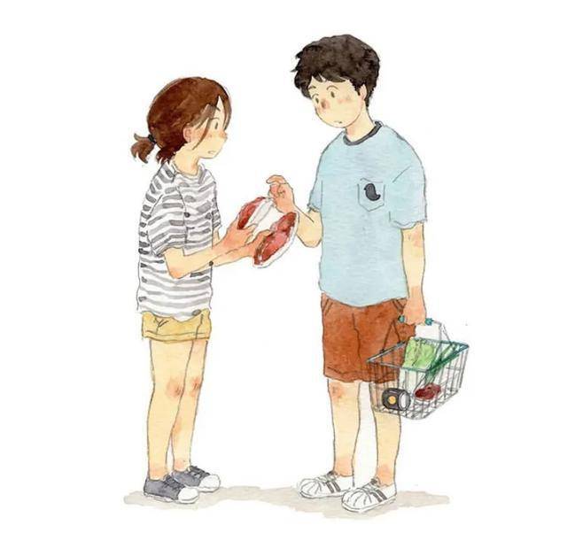 泰国插画师画下40张情侣间真实日常看完都想谈恋爱了