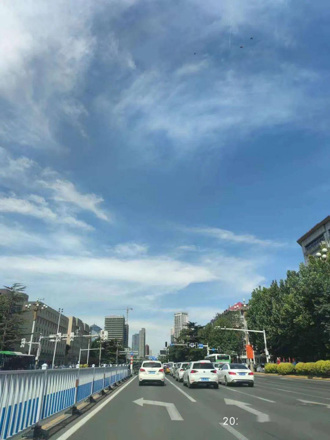 石家庄迎来"碧空蓝"!朋友圈刷屏走起!