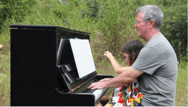 59岁钢琴师在森林连开82场“无人”音乐会