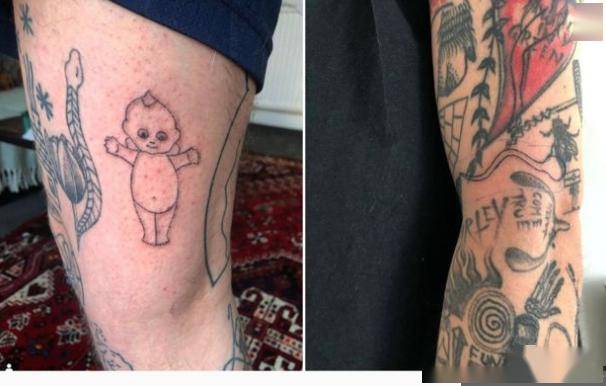 英国小哥每天给自己加一个纹身…全身已经被纹花了…