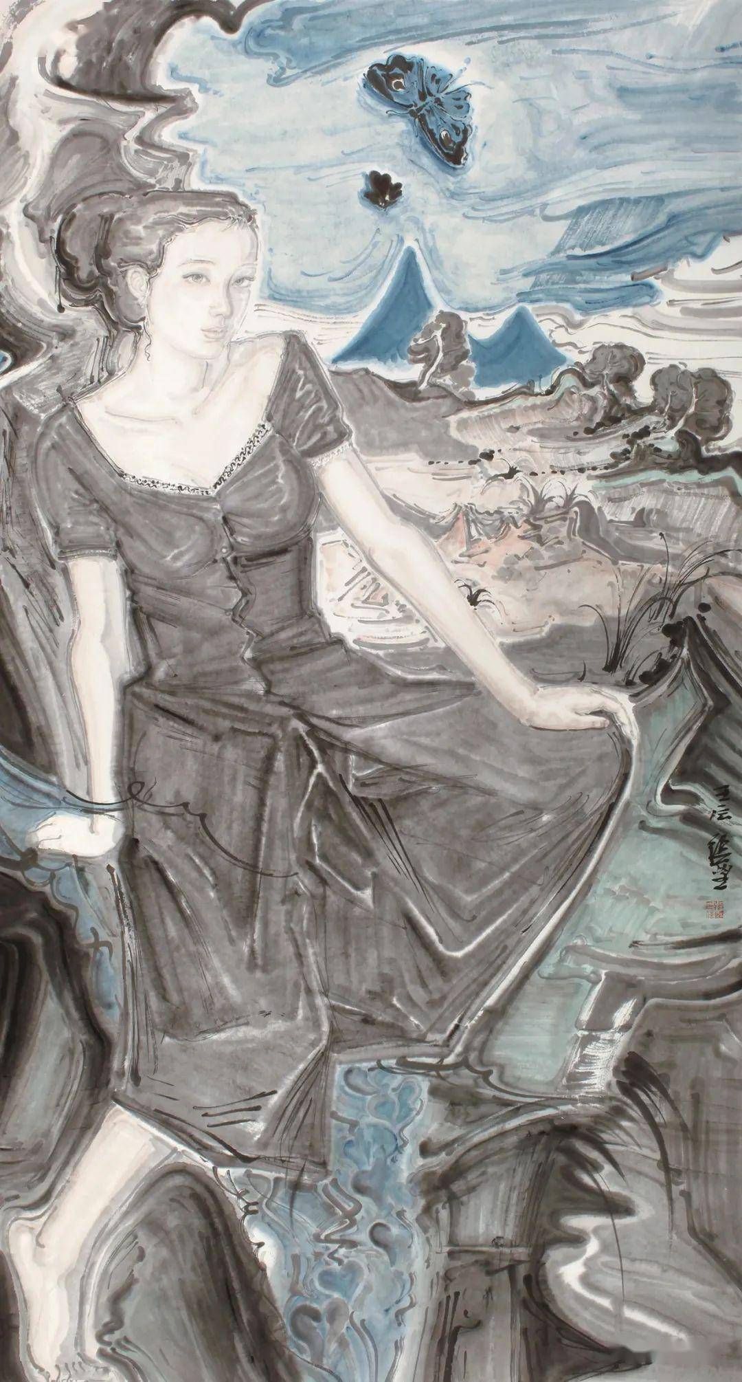 本期名家张望郑岗丨咏物不只为精神新现实主义水墨理念中的张望绘画