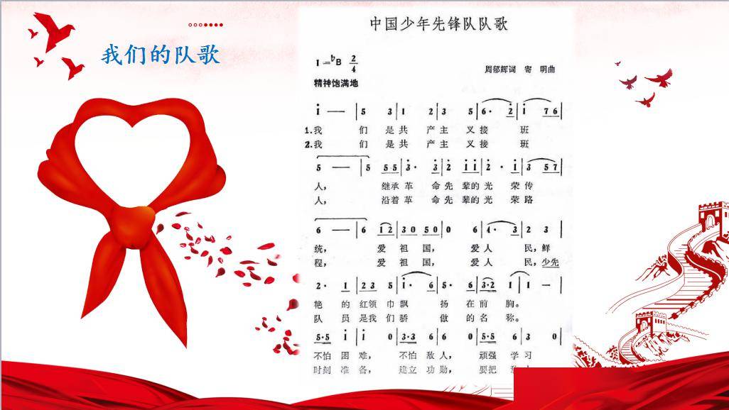 你好红领巾东风西路小学学习队知识致敬先锋英雄争做新时代好队员队前