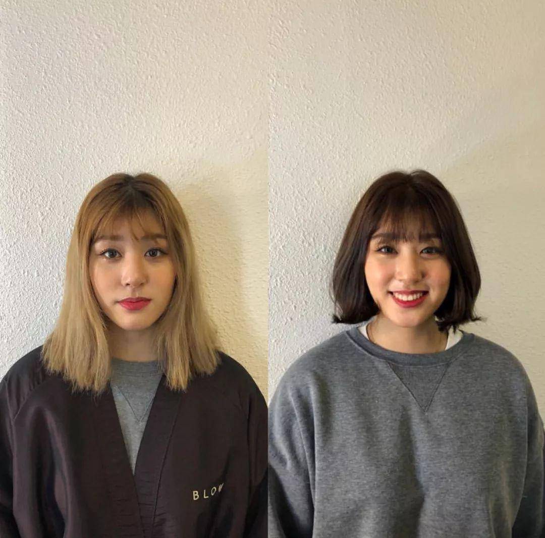 换发型前后对比!堪比整容差别真的很大!