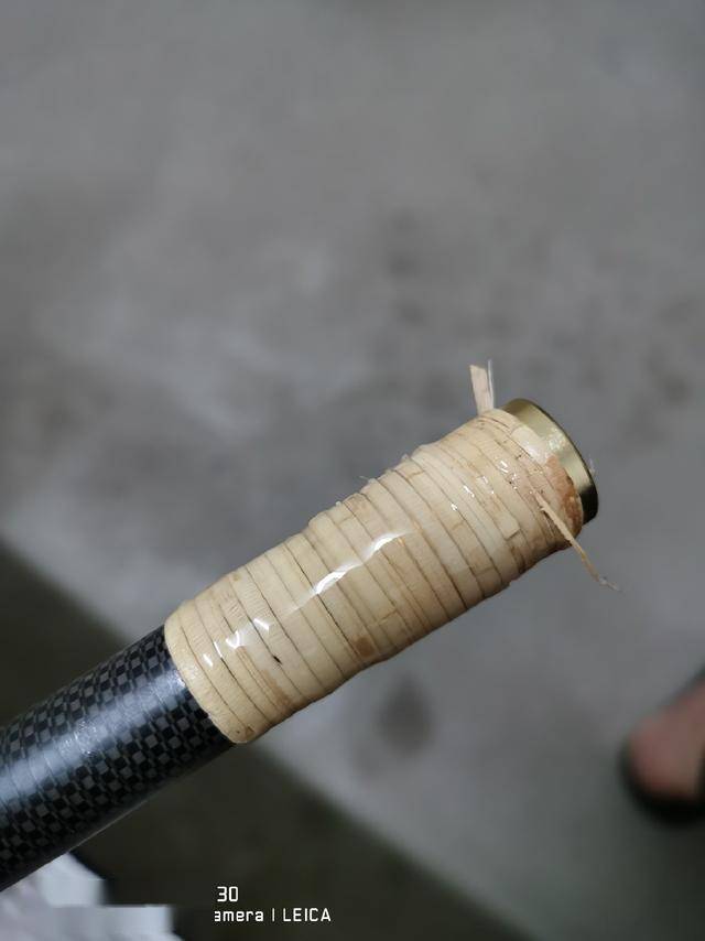 手动改造鱼竿变抄网竿个性定制实用趁手