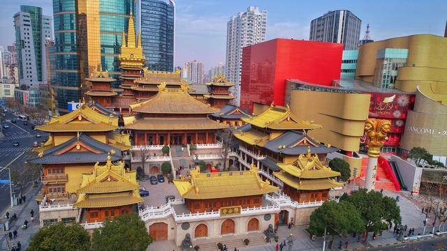 静安寺,又称静安古寺,位于上海市静安区-搜狐大视野-搜狐新闻