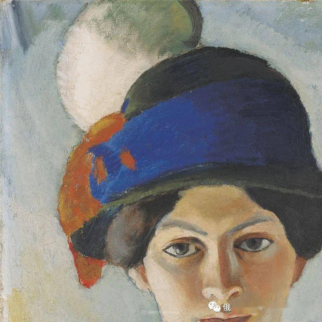 画面色彩的力量~德国表现主义画家奥古斯特·马克油画作品赏析