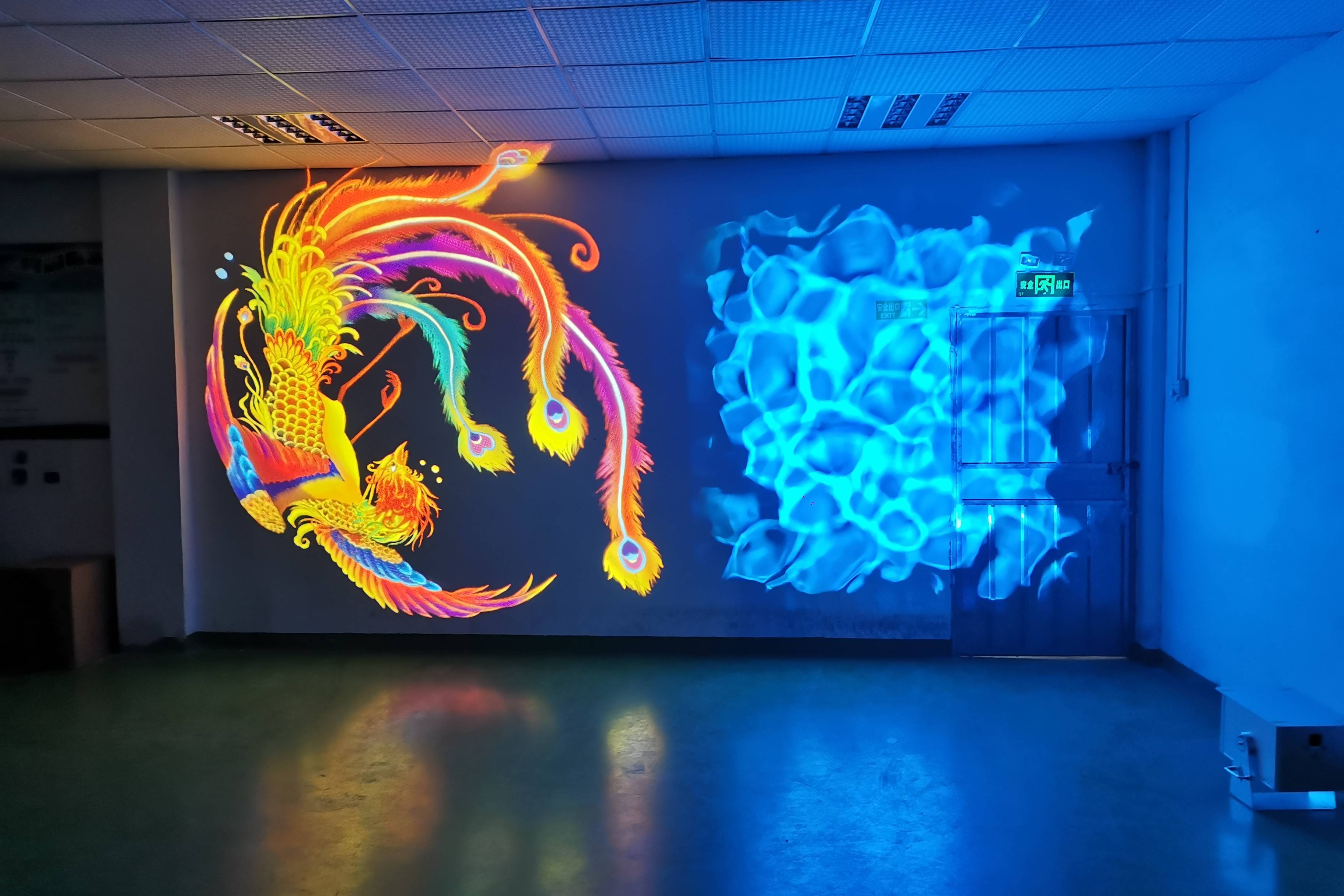 防水投影灯与led水纹灯效果展示佳诺灯光出品