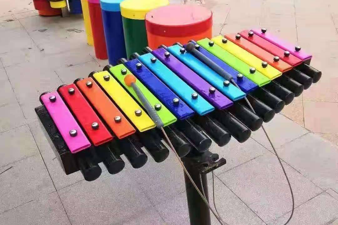 西安幼儿园户外打击乐器手敲琴厂家案例