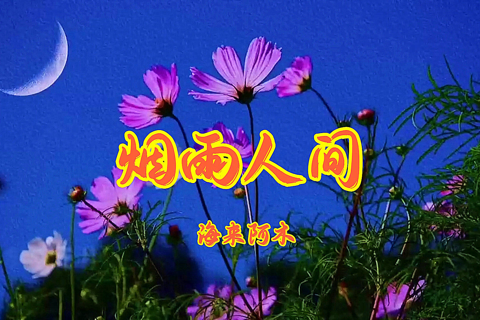 海来阿木烟雨人间唱出了一种沧桑情感