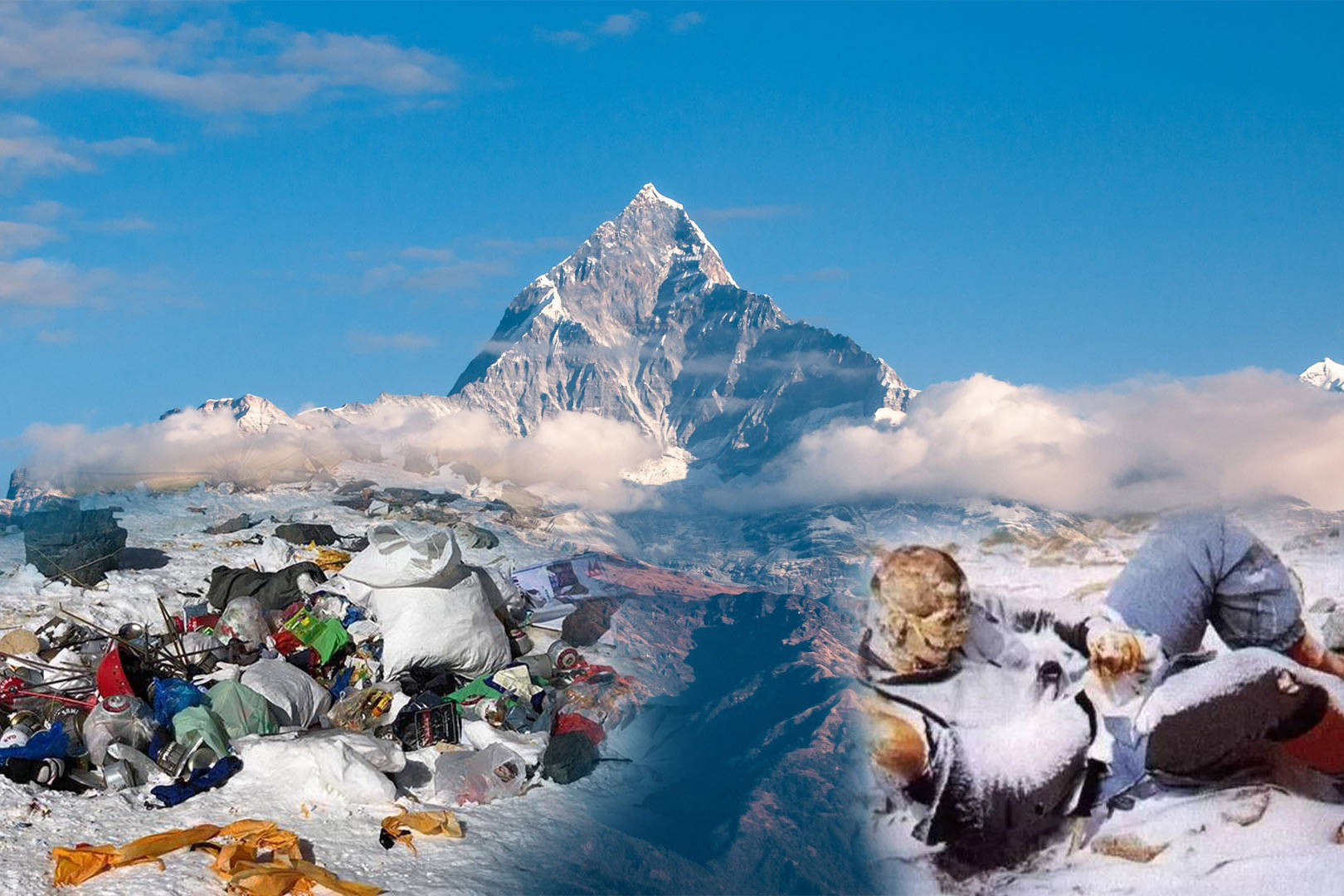 283具尸体,45吨垃圾和12吨屎,是人类留给珠穆朗玛峰的"伤痕"!