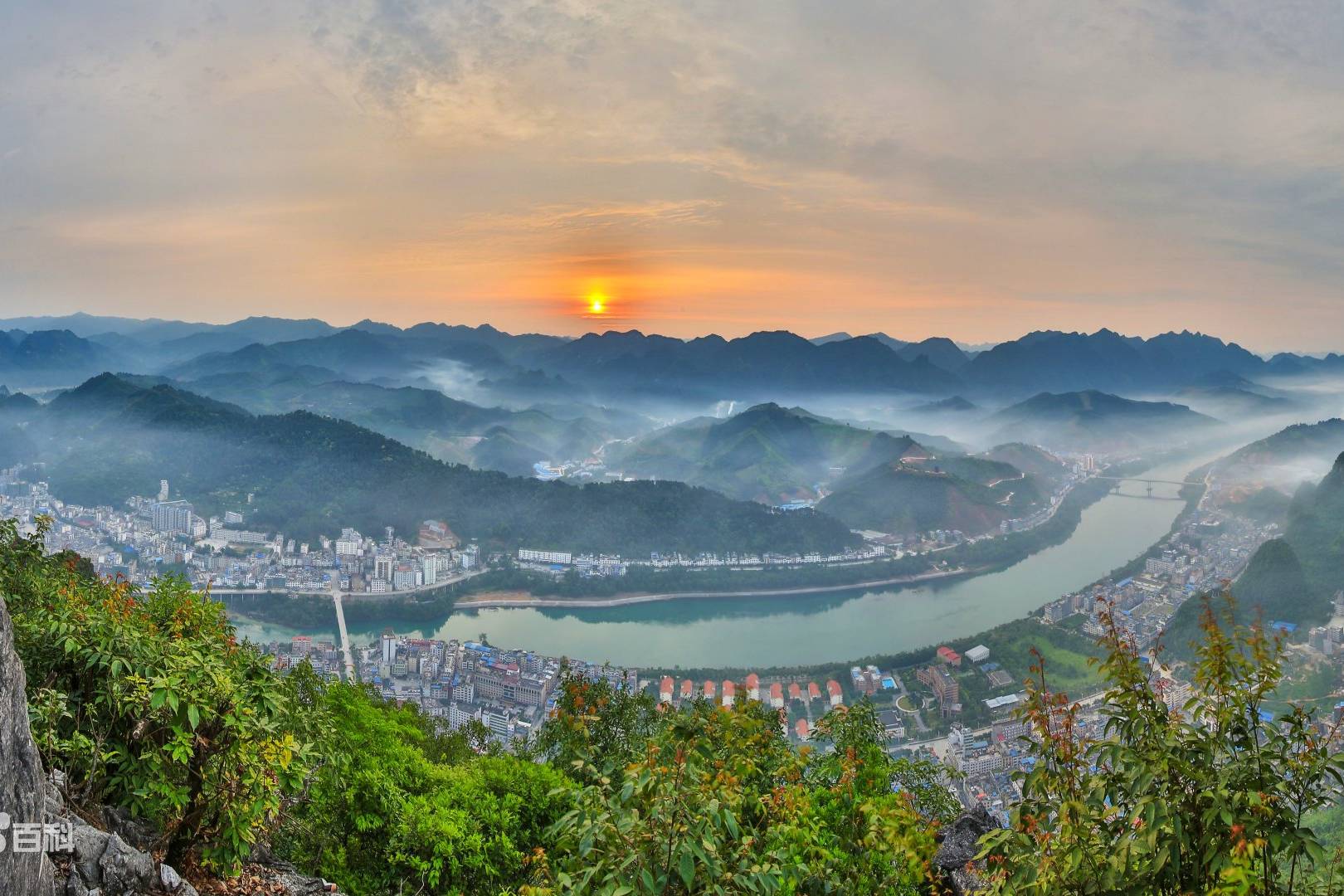 广西天峨县城风景图片图片