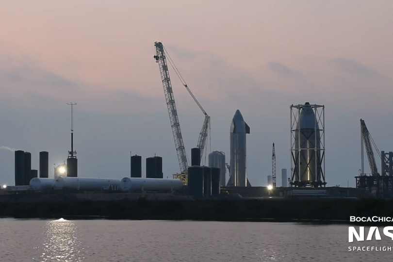 space星舰sn15sn16同时在发射台