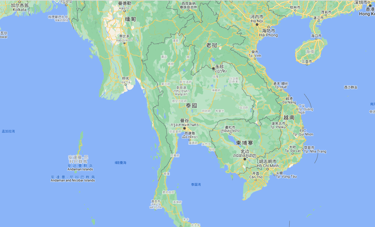 泰国的位置图片