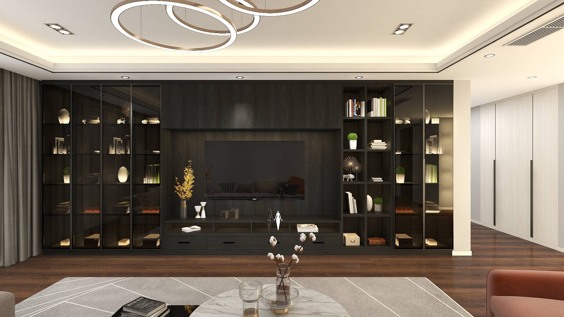 轻奢感十足的骊住全屋定制空间让你无法抗拒