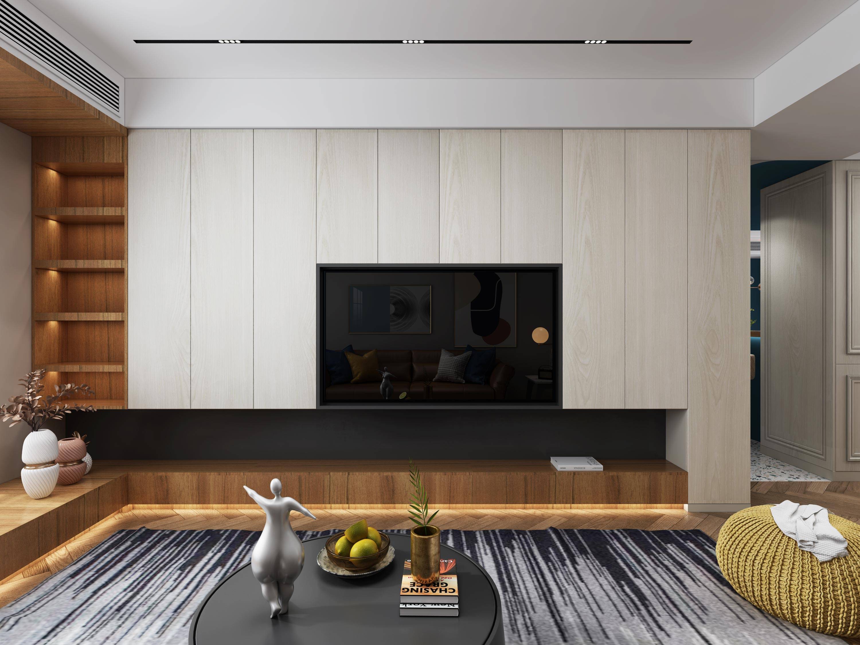 百变客厅装修实用有趣精艺良木