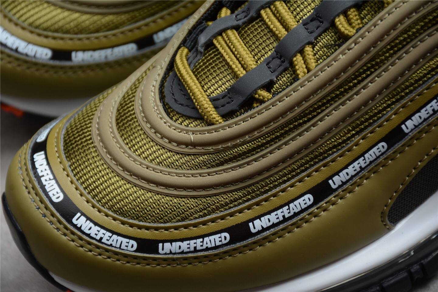 undefeated 联名 nike air max 97 耐克军绿复古气垫运动鞋_元年