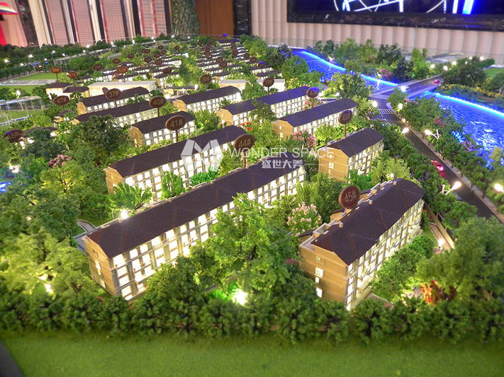 经典楼盘沙盘模型：首创禧瑞墅住宅模型-搜狐大视野-搜狐新闻