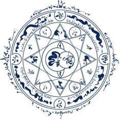 饰物的力量之神秘的八芒星 珐琅