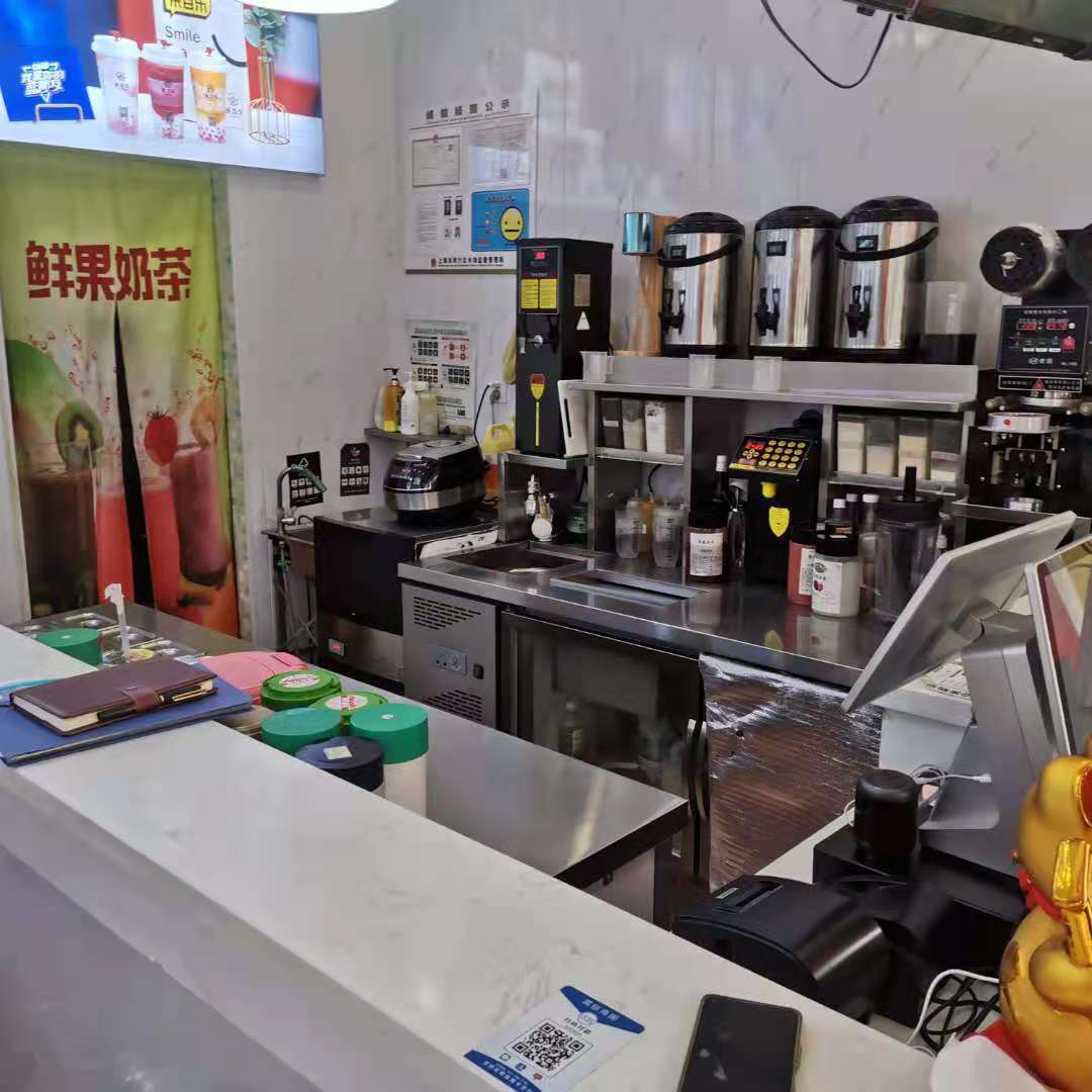 奶茶炸鸡一体店图图片